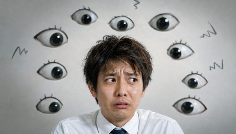 視線恐怖症の原因となりやすい人の特徴・治し方について解説
