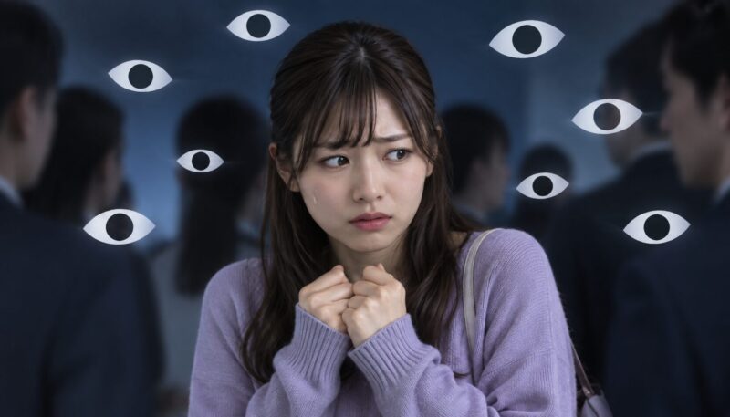 視線恐怖症の原因となりやすい人の特徴・治し方について