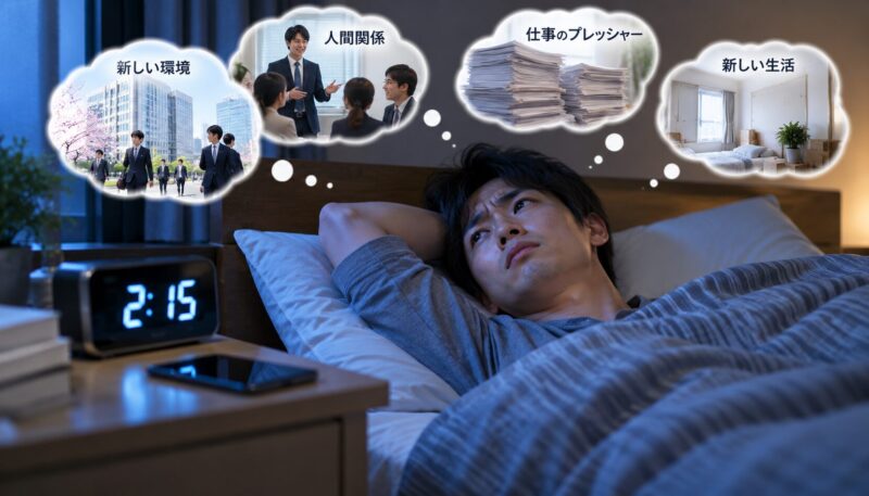 新生活のストレスによる不眠
