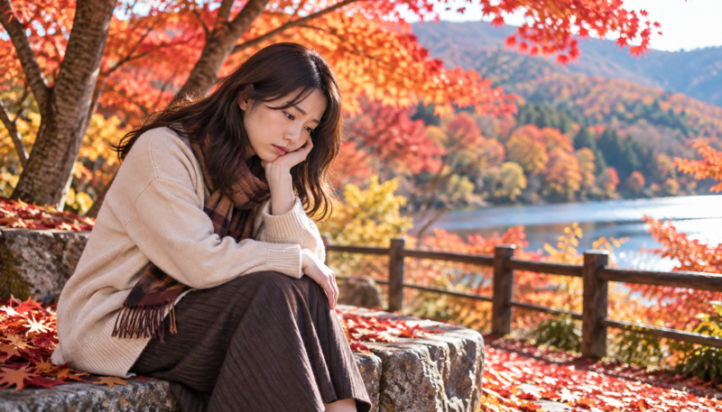 秋の気分の落ち込みはうつ病の危険なサインかもしれません
